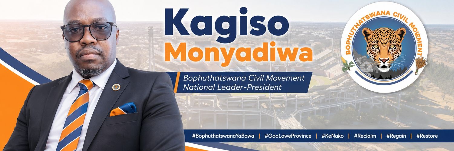 Kagiso Monyadiwa's banner