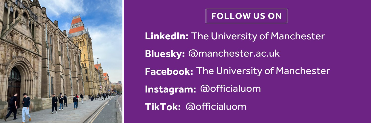 The University of Manchester's banner