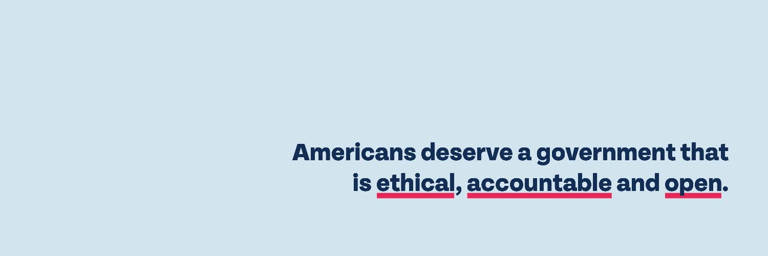 Citizens for Ethics's banner