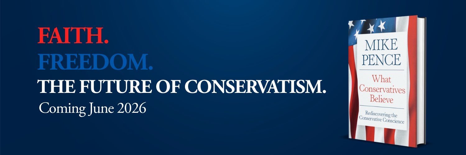 Mike Pence's banner