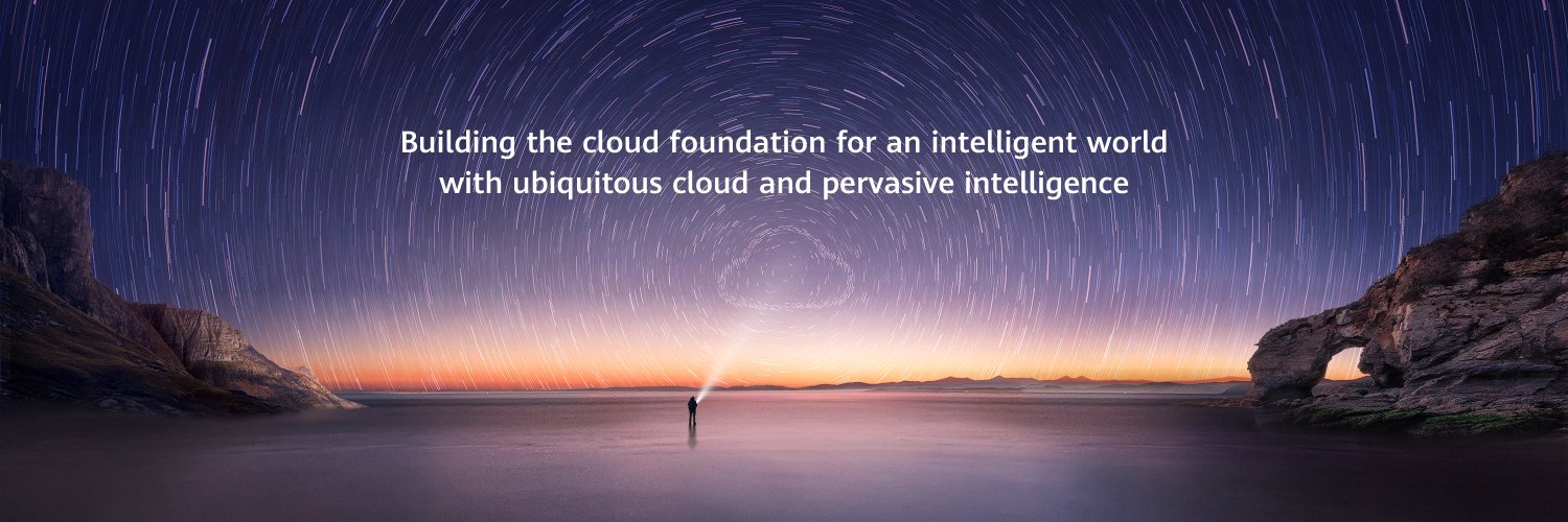 Huawei Cloud's banner