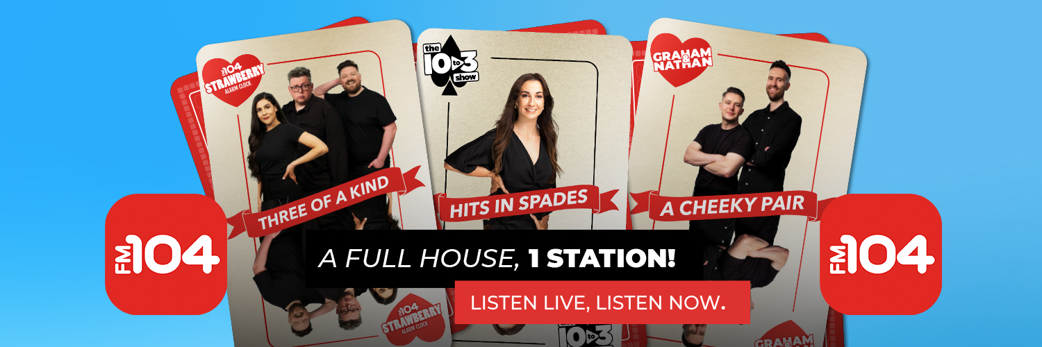 FM104's banner