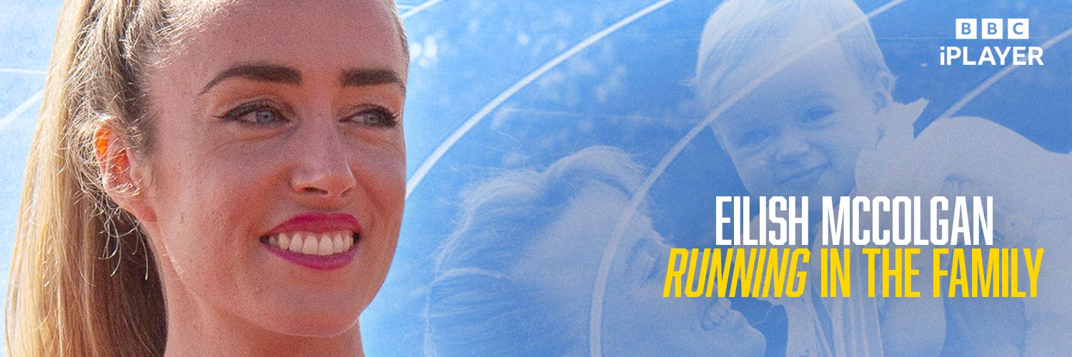 Eilish McColgan's banner