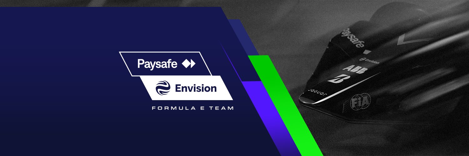 Paysafe Envision Formula E Team's banner