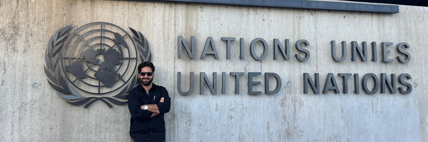 Javed Beigh's banner