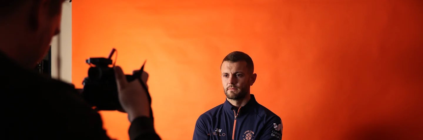 We Are Luton Town's banner