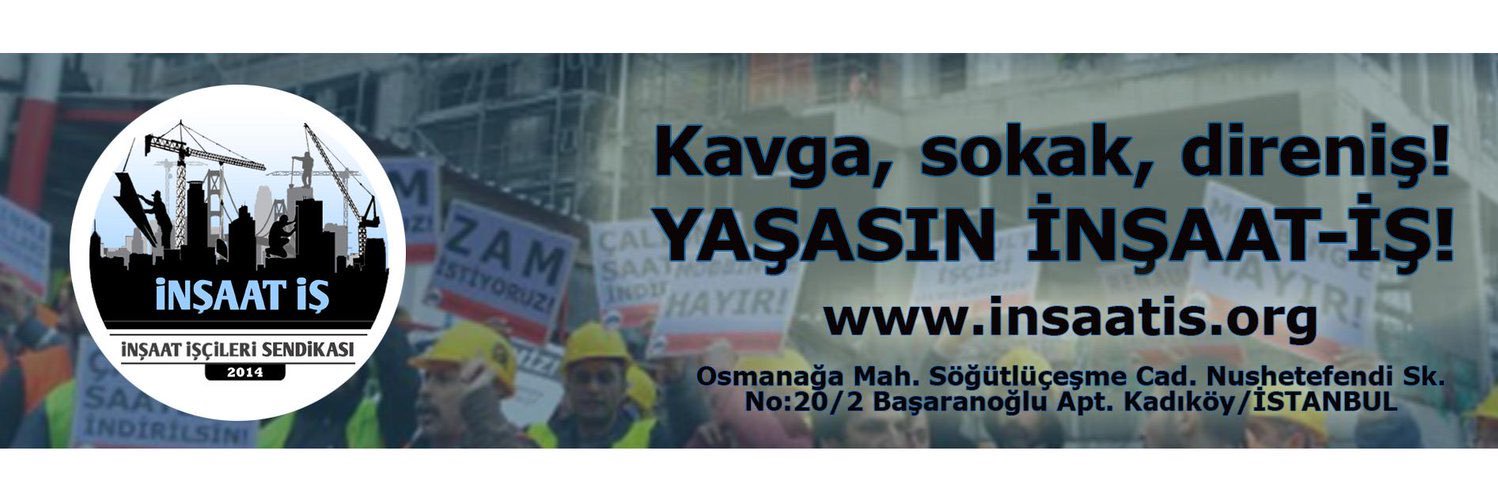 İnşaat-İş Sendikası's banner