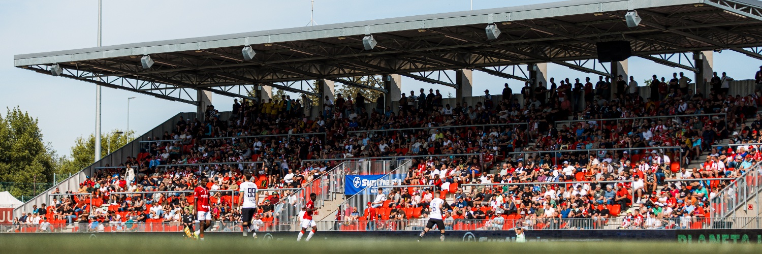 FK Pardubice's banner