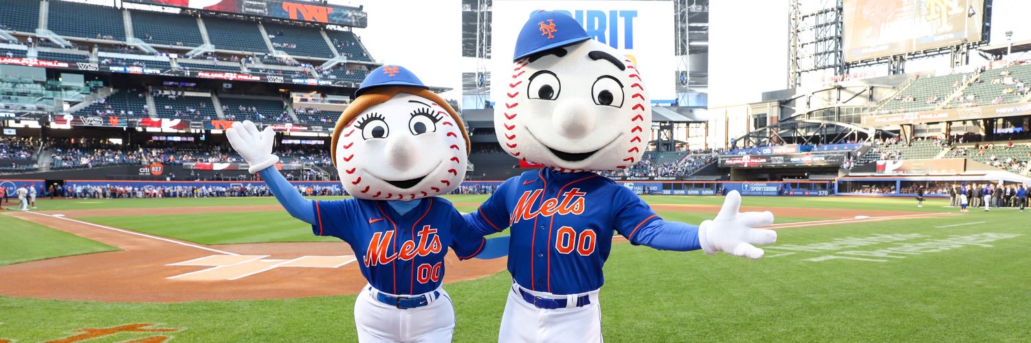 Mr. & Mrs. Met's banner