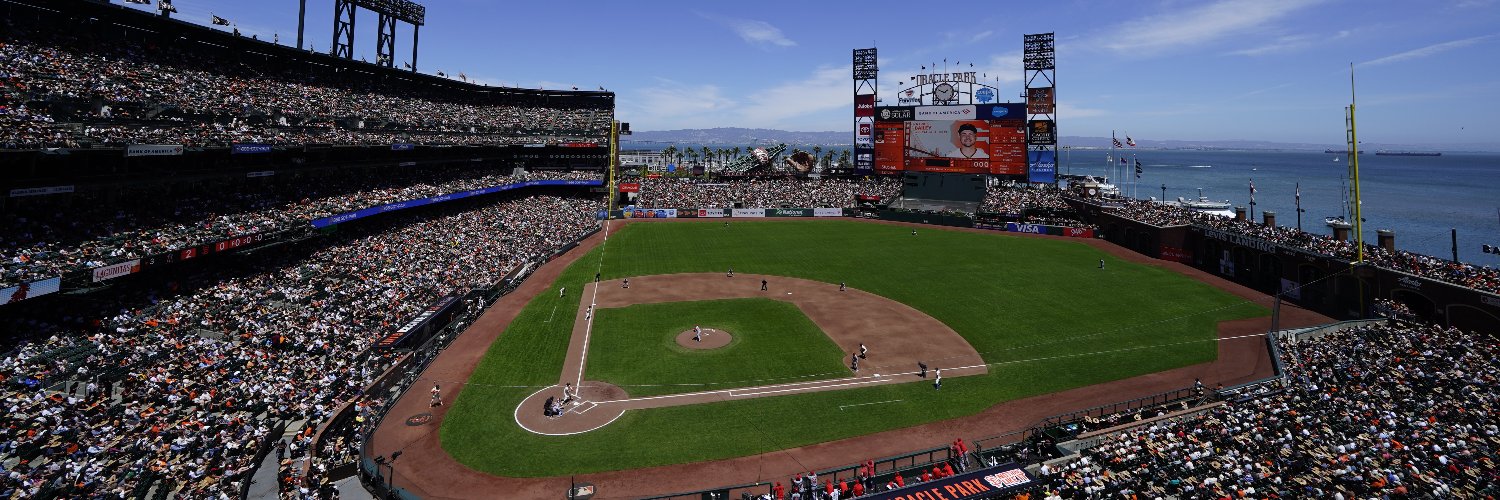 Oracle Park's banner