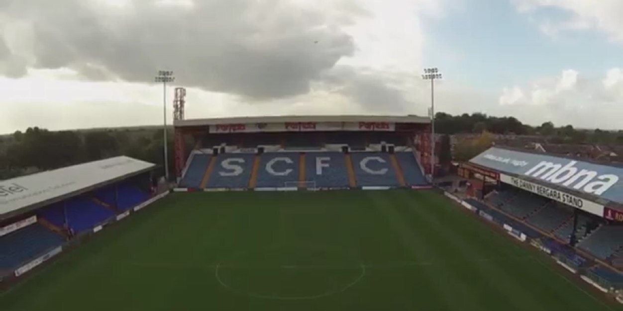 Stockport County Supporters Cooperative's banner