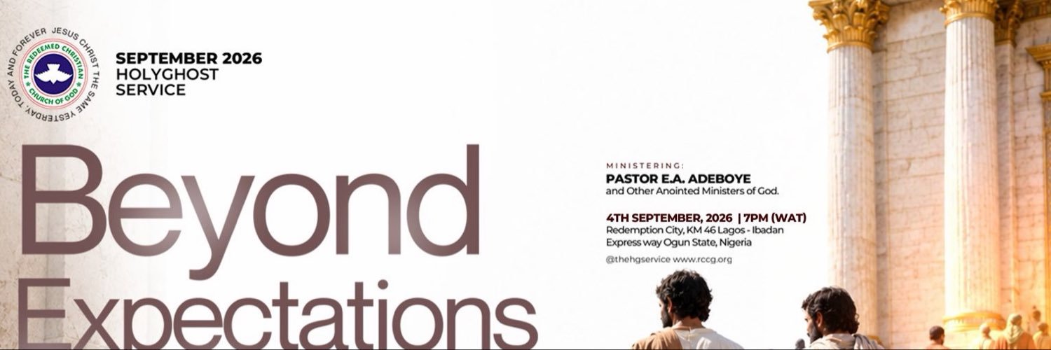 RCCG's banner
