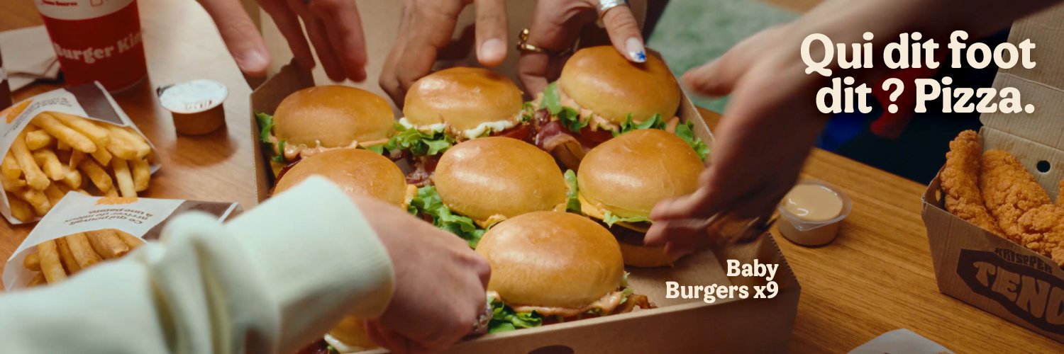 Burger King France's banner