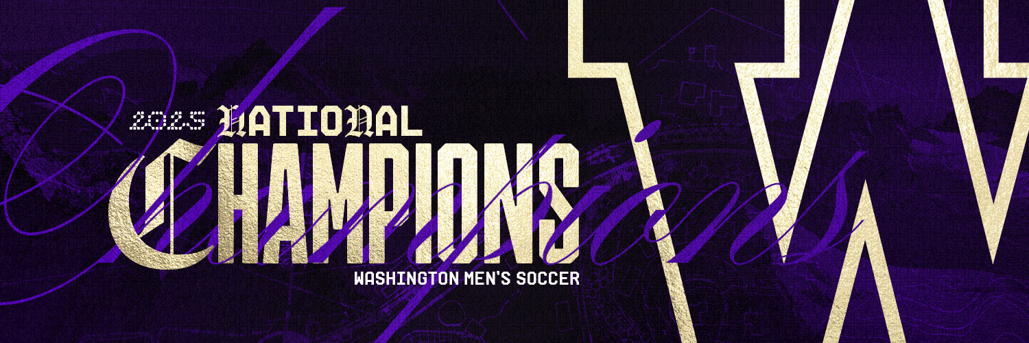 Washington Men's Soccer's banner