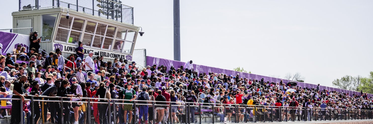 TCU Track & Field's banner
