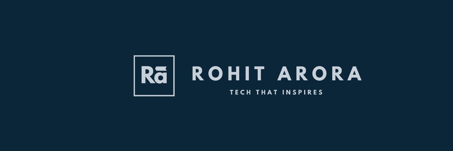 Rohit Arora's banner