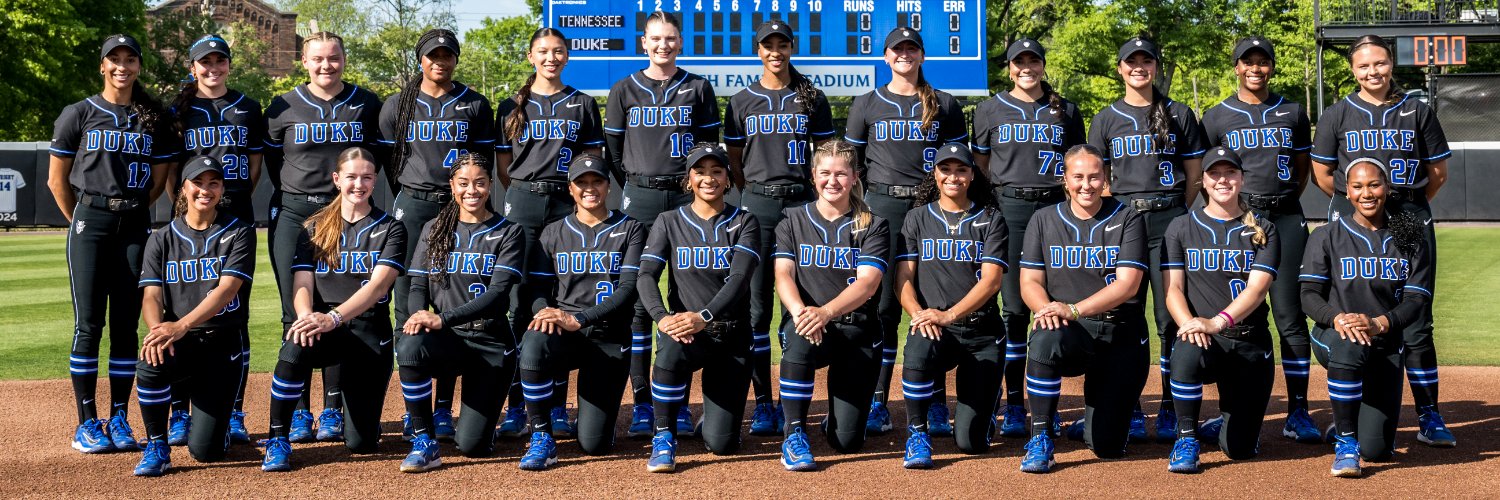 Duke Softball's banner