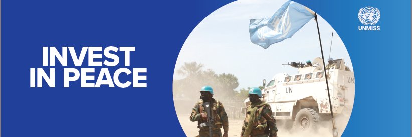 UNMISS's banner