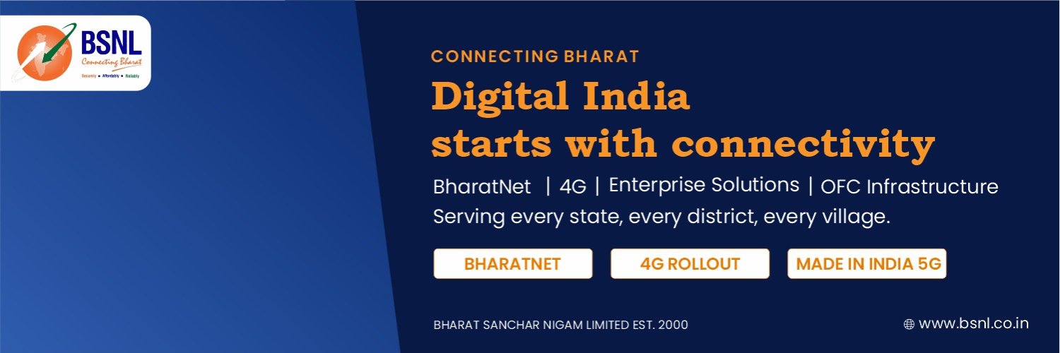 BSNL India's banner
