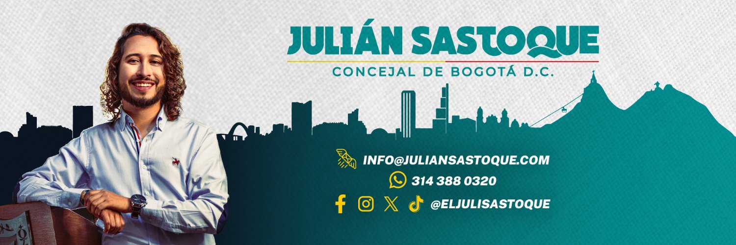 Julián Sastoque | Concejal de Bogotá's banner