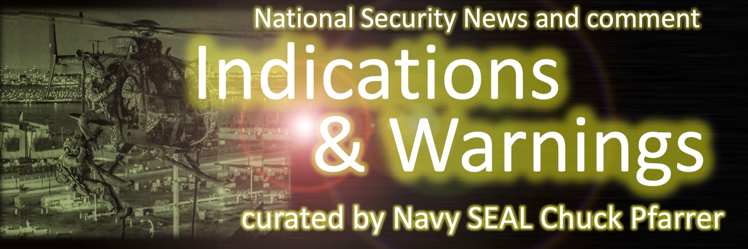 Chuck Pfarrer | Indications & Warnings |'s banner
