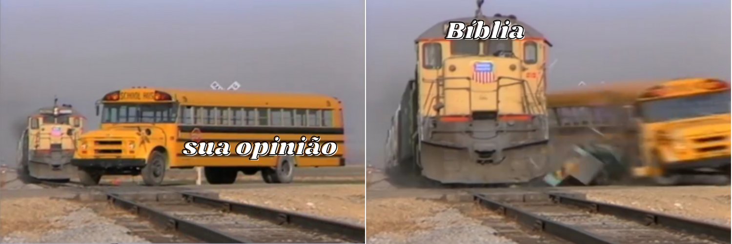 1o a Bíblia, dps a sua opinião's banner
