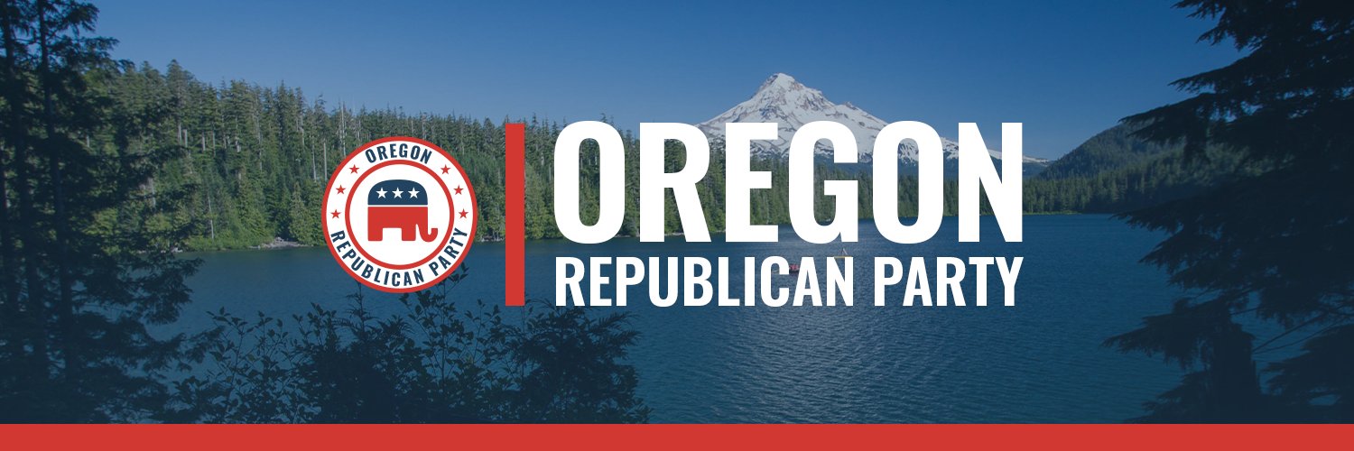 Oregon GOP's banner