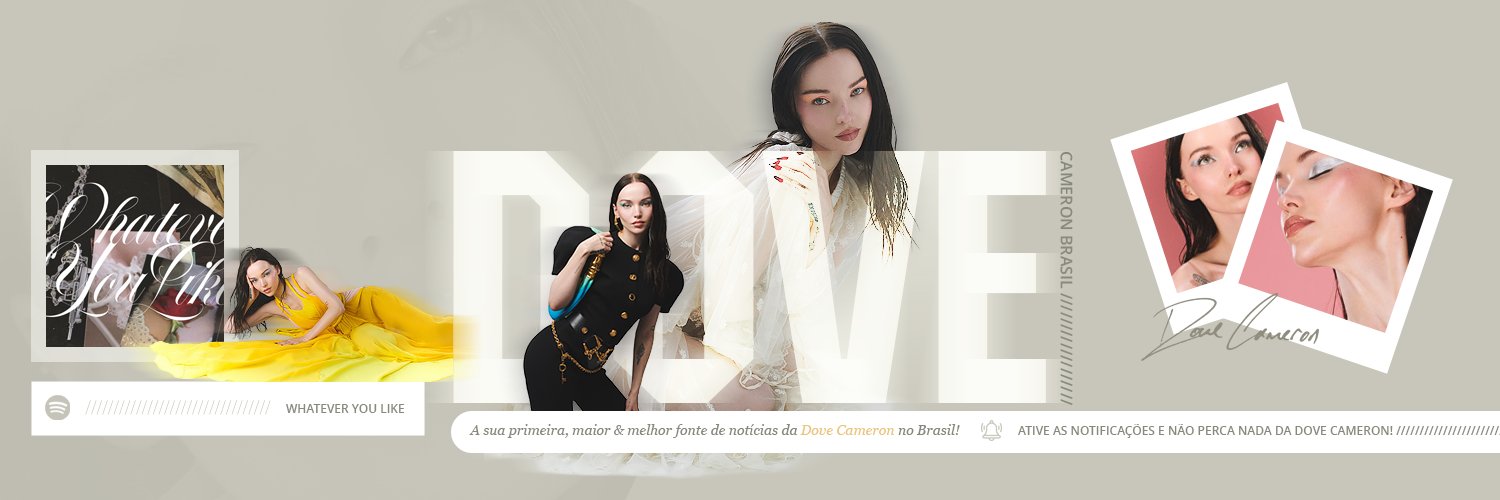 Dove Cameron Brasil's banner