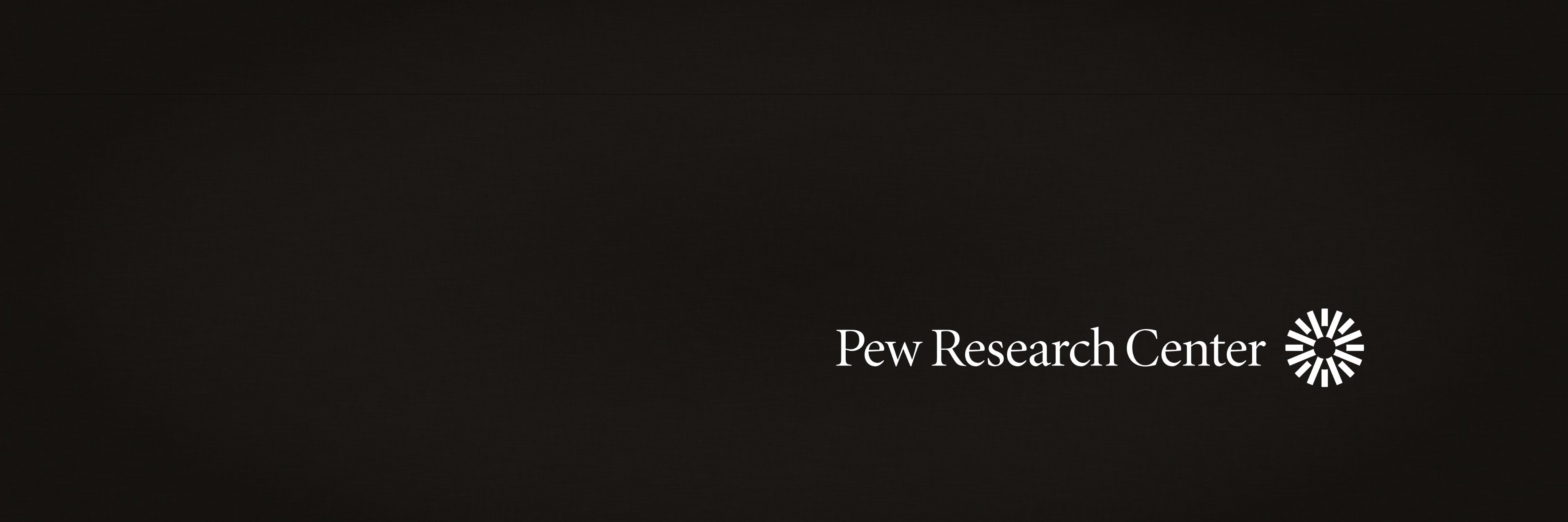 Pew Research Center's banner