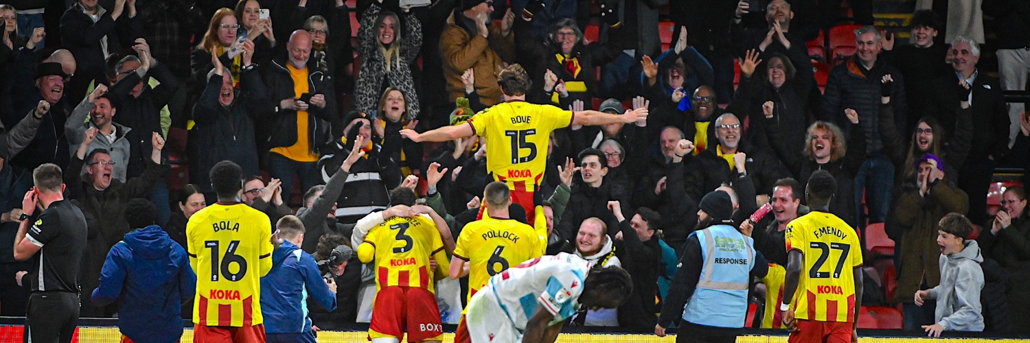 Watford Football Club's banner