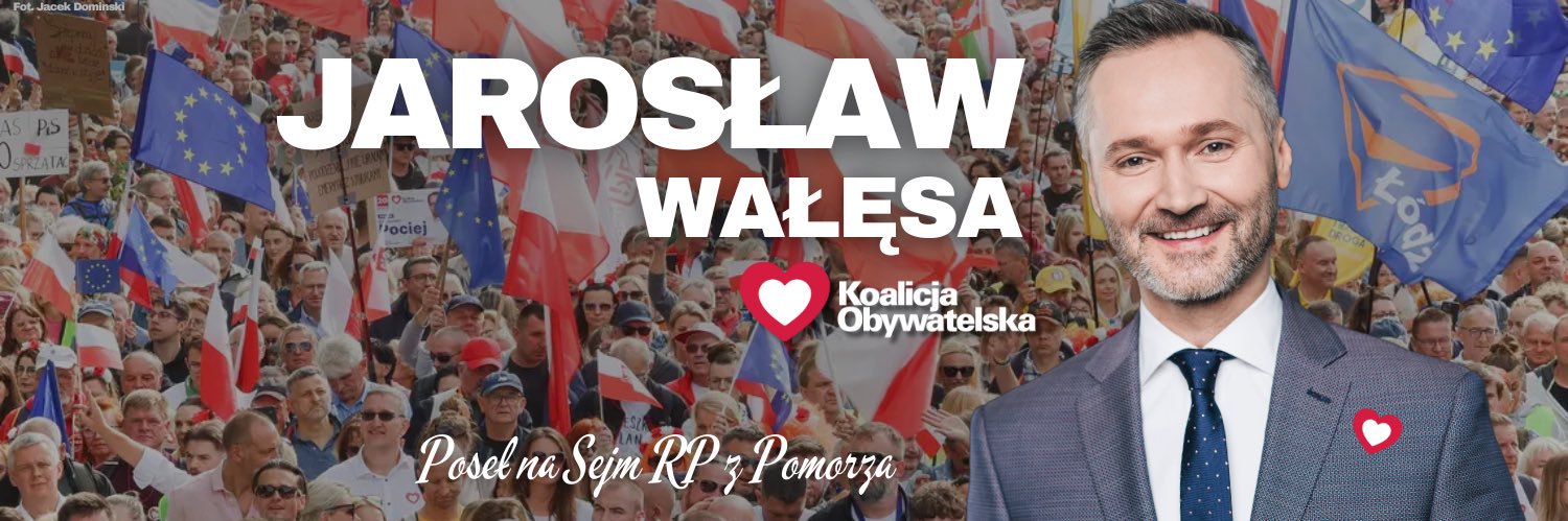 Jarosław Wałęsa's banner