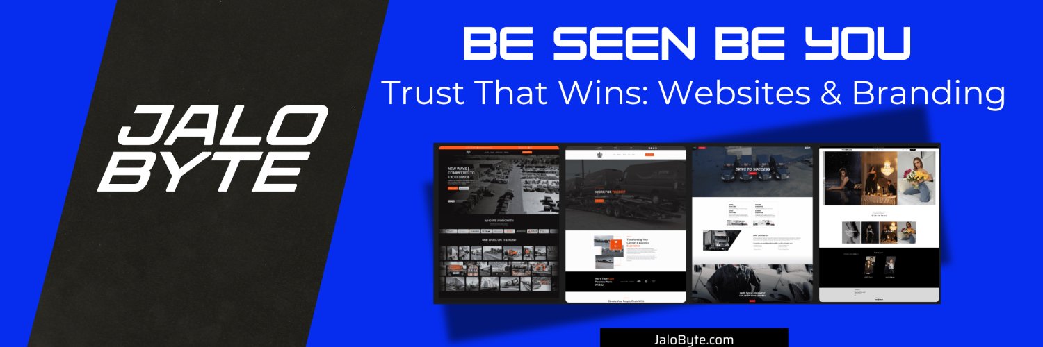 Jaleel | Web Dev for Truckers's banner