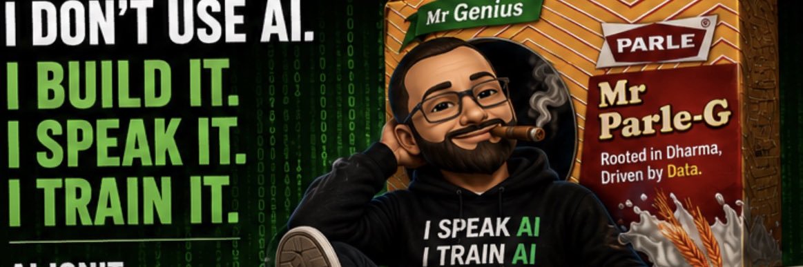Mr Parle G's banner