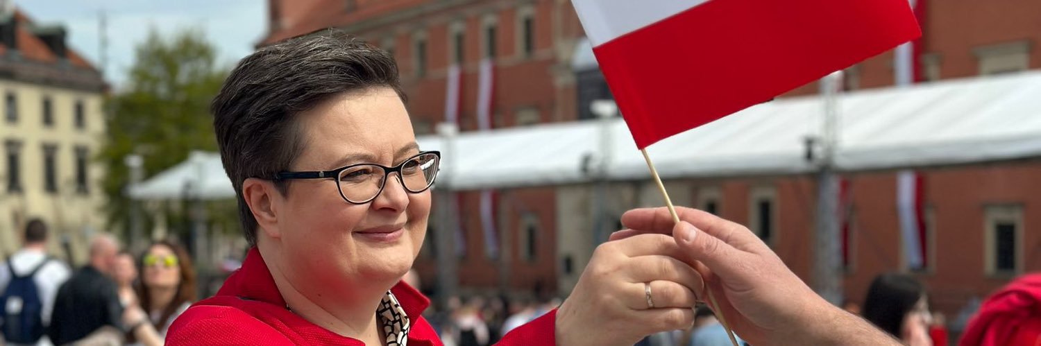 Katarzyna Lubnauer's banner