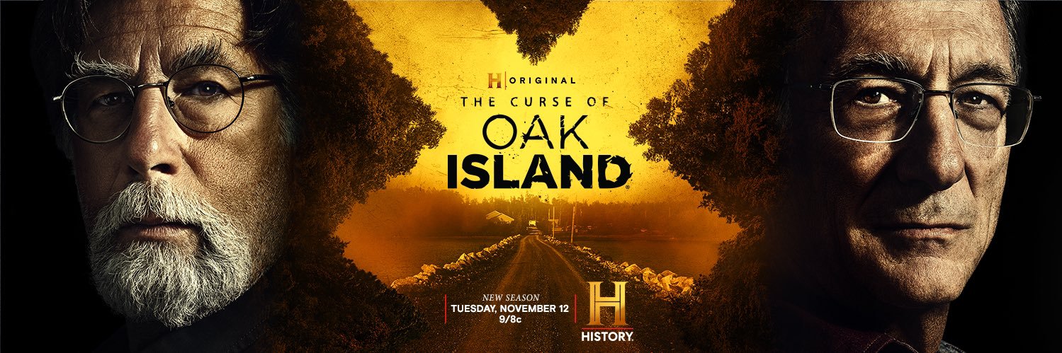 Curse of Oak Island's banner