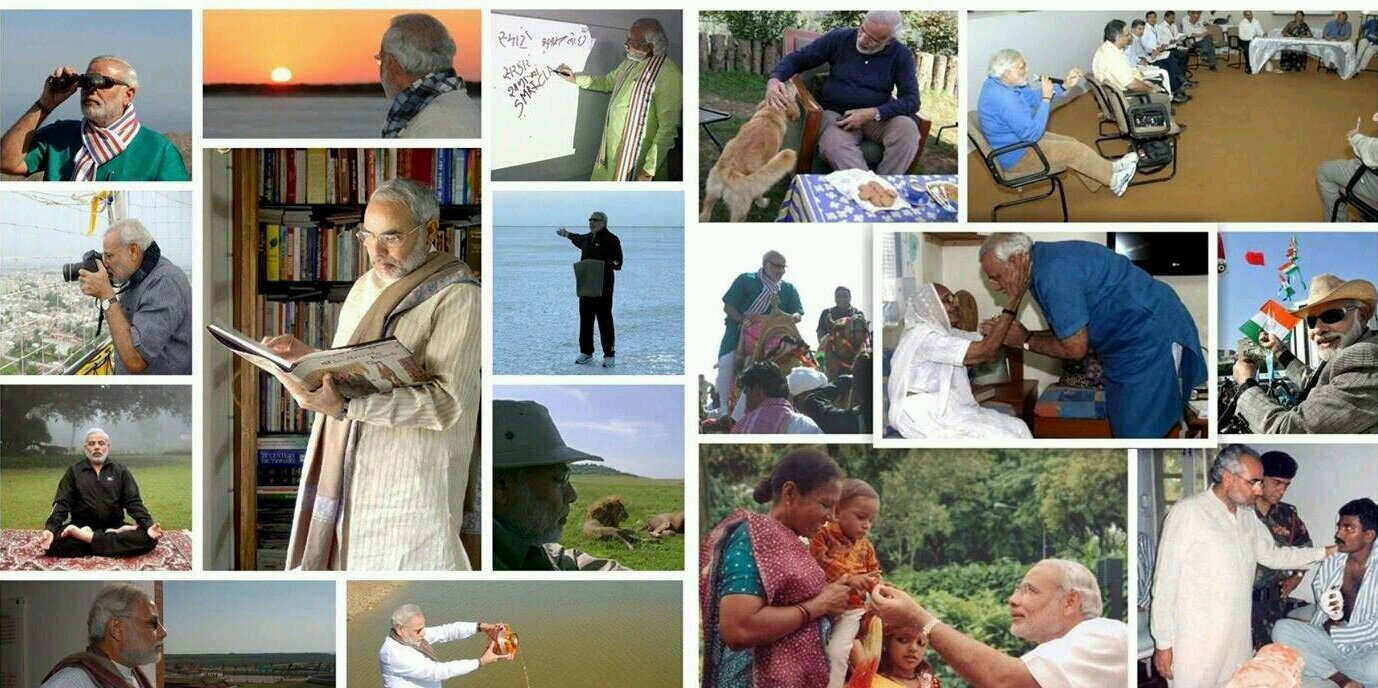Narendra Modi For Viksit Bharat's banner
