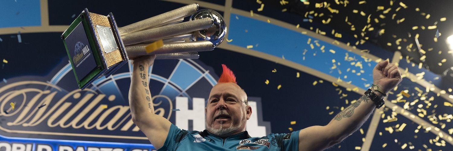 Peter Wright's banner