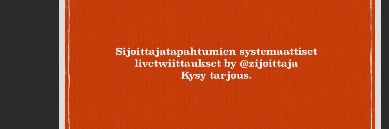 Tomi Lahti's banner