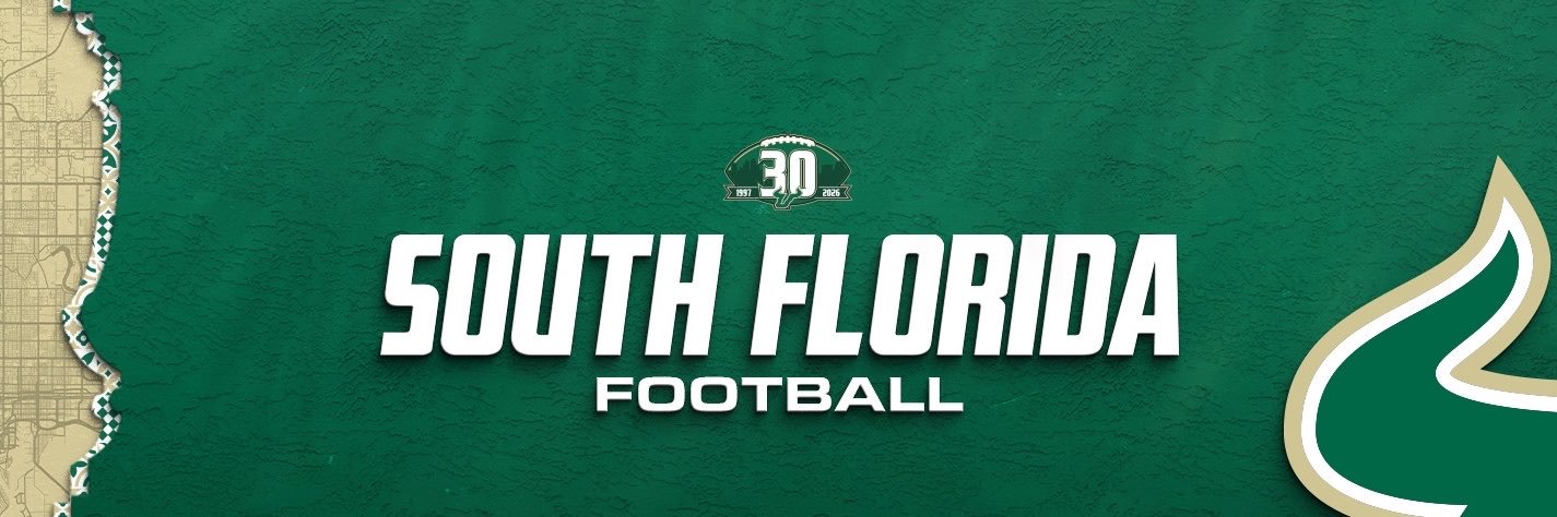 South Florida Football's banner