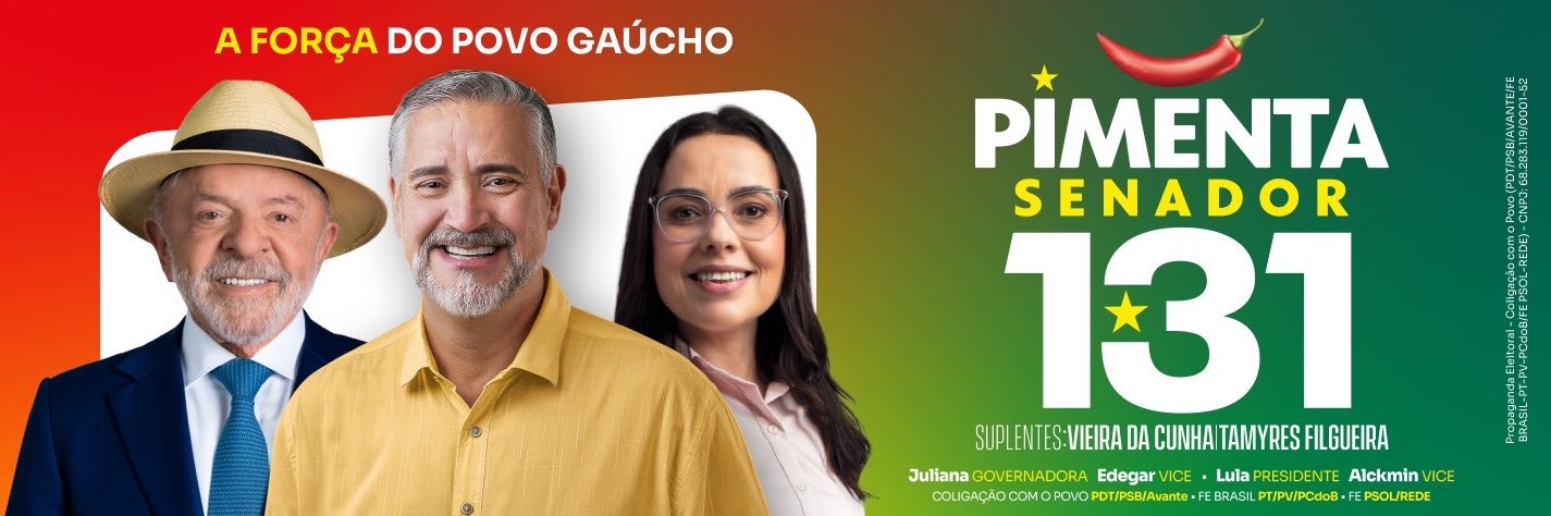 Paulo Pimenta's banner