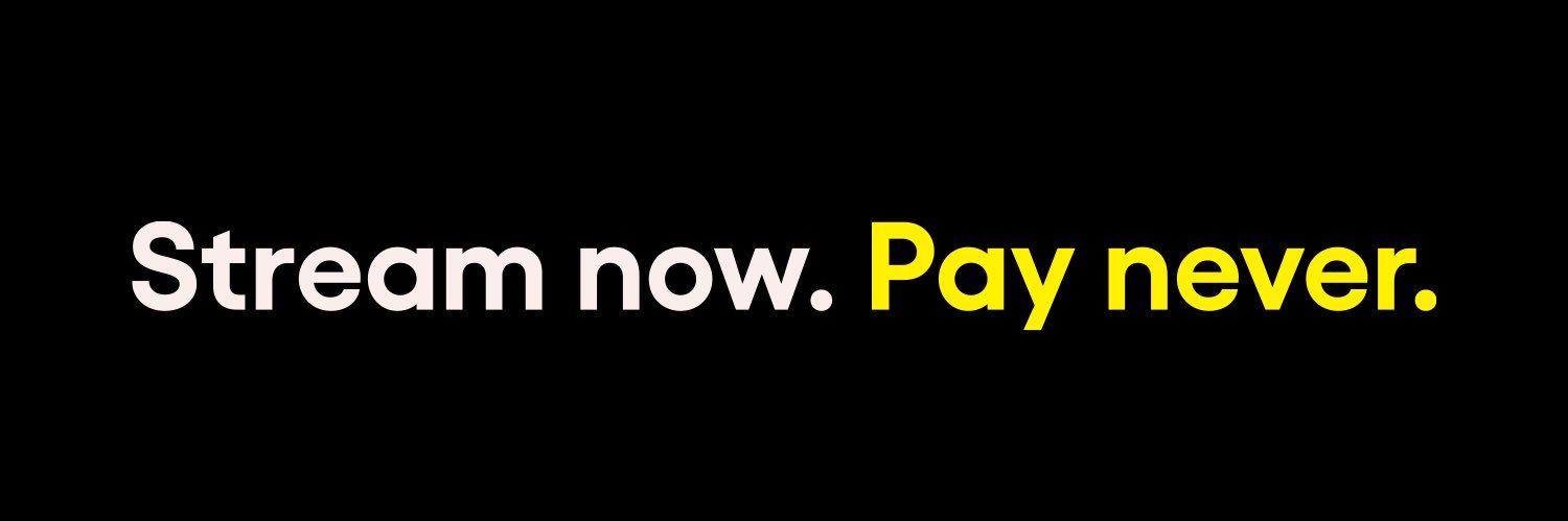 Pluto TV's banner
