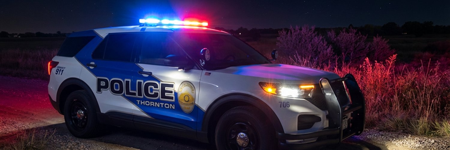 Thornton Police Dept's banner