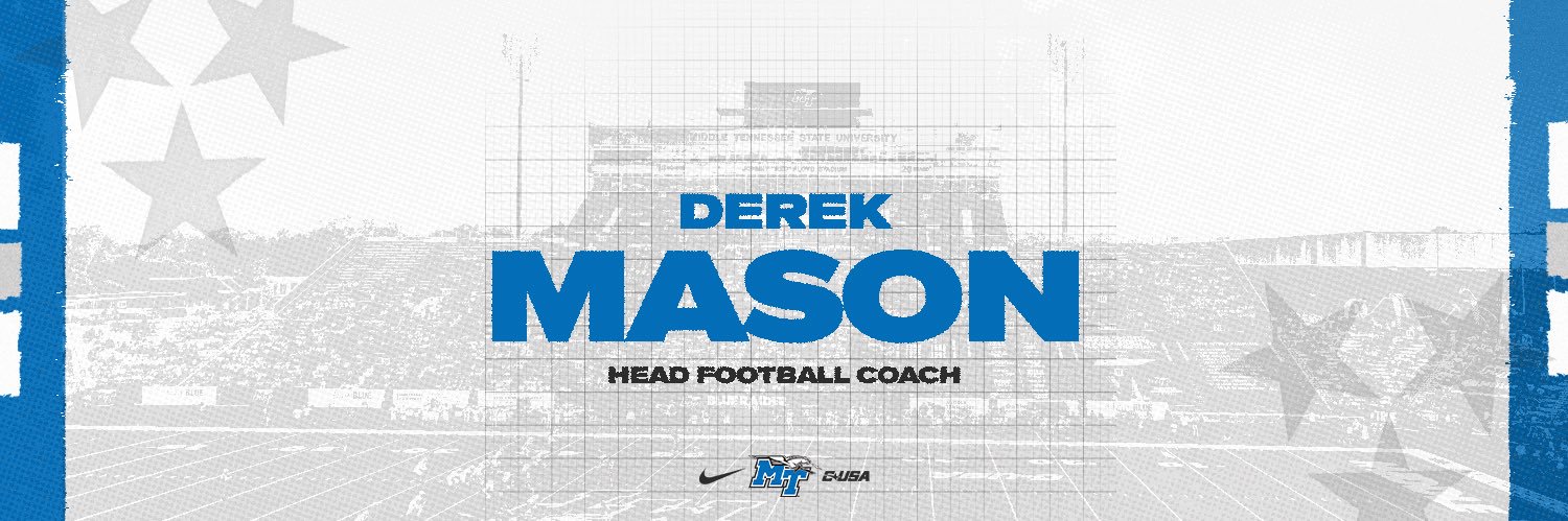 Derek Mason's banner