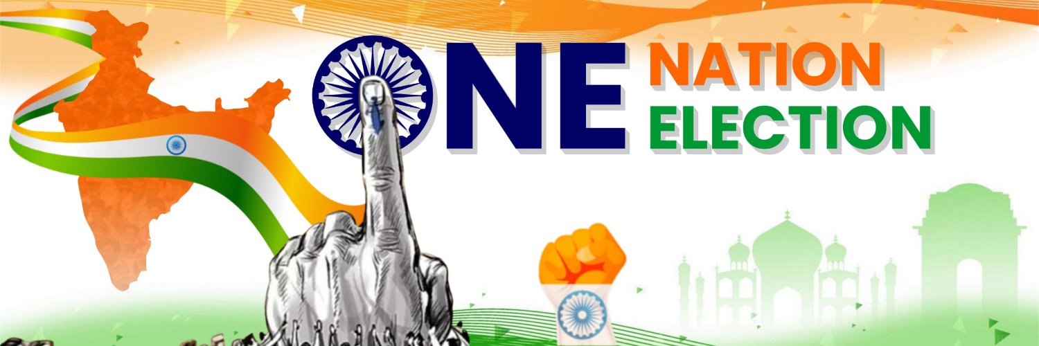 One Nation One Election's banner