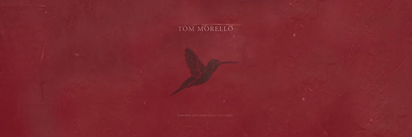 Tom Morello's banner