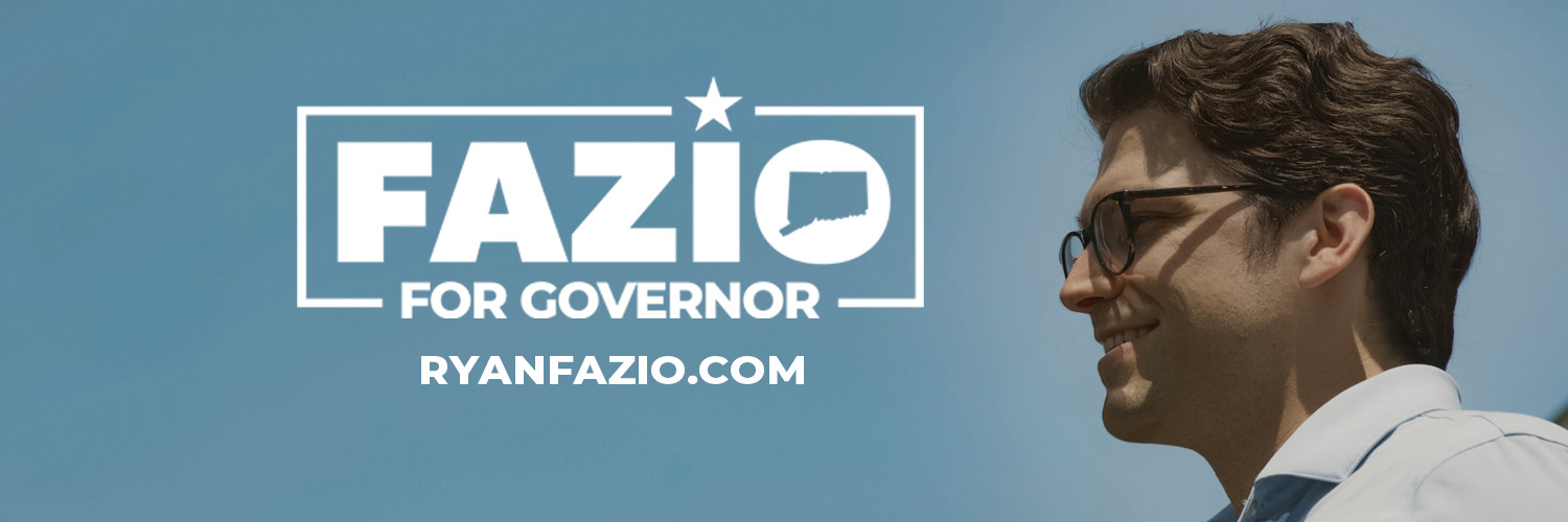 Ryan Fazio for Governor's banner