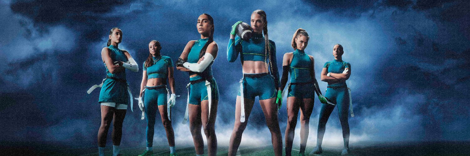 Under Armour's banner