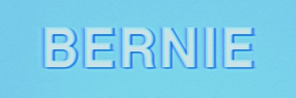 Bernie's banner