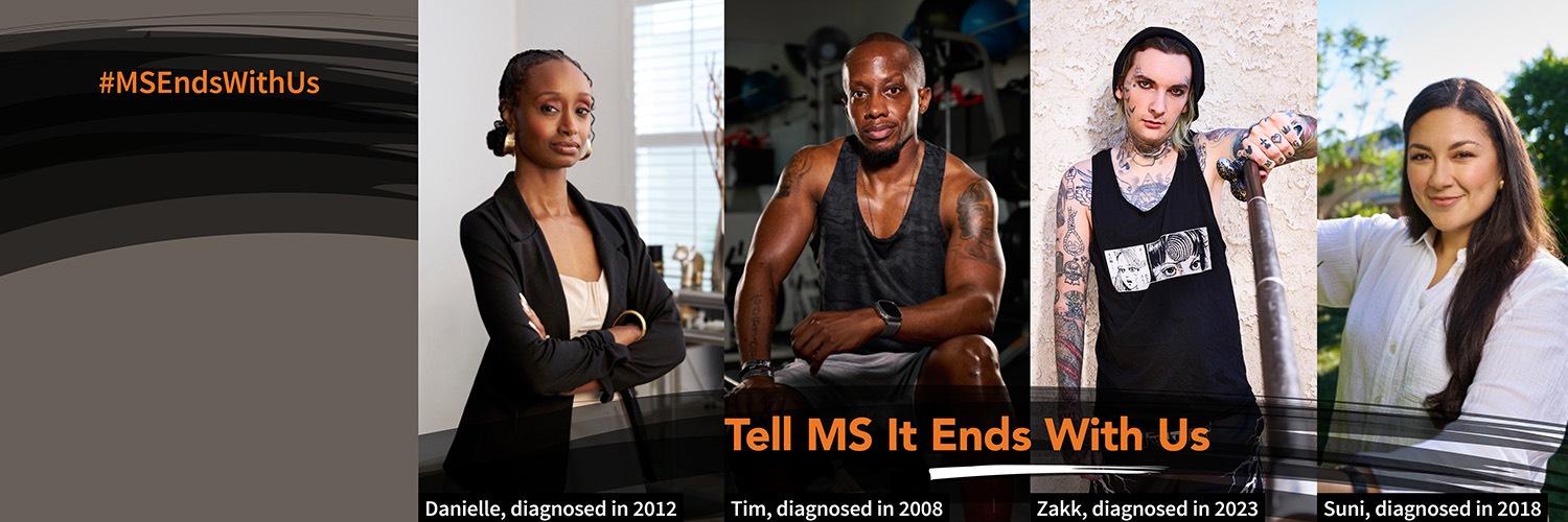 National MS Society's banner