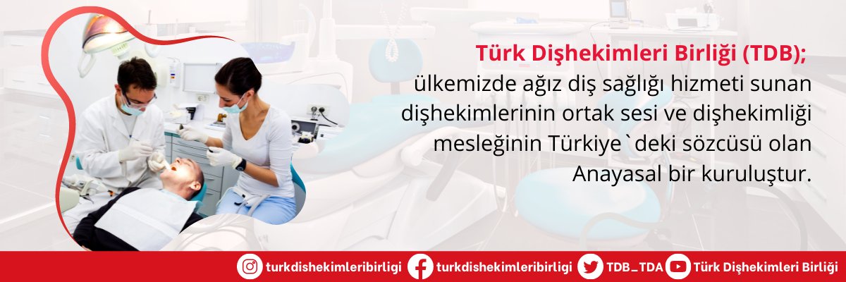 Türk Dişhekimleri Birliği's banner